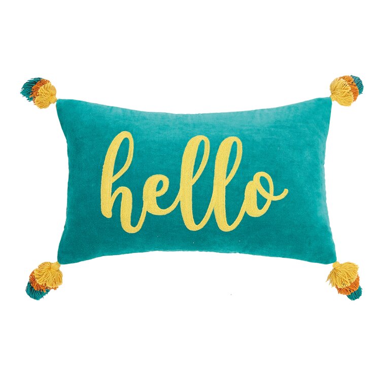 Hello best sale throw pillow